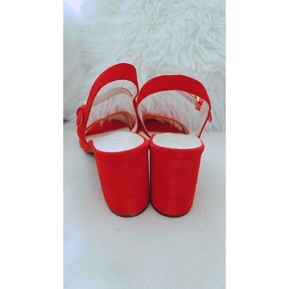 Cole Haan Josie Block Heel Sandal Piinciana Suede US8.5 - Picture 6 of 7